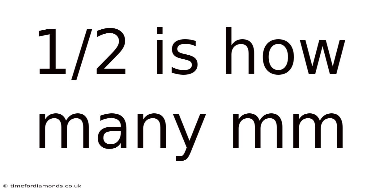1/2 Is How Many Mm