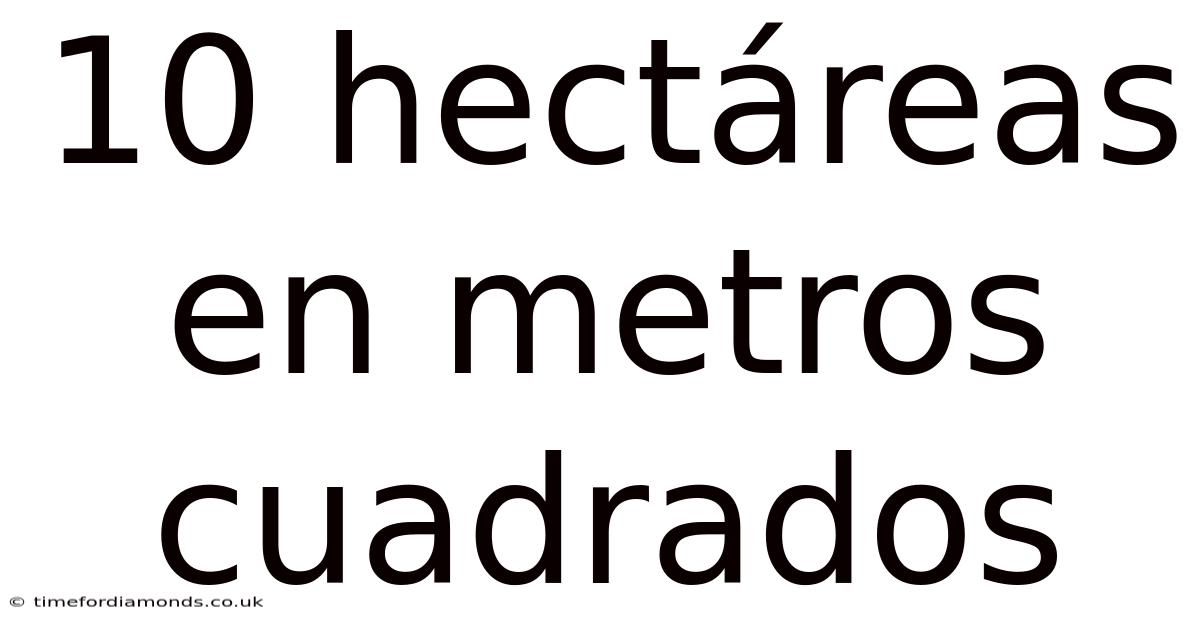 10 Hectáreas En Metros Cuadrados