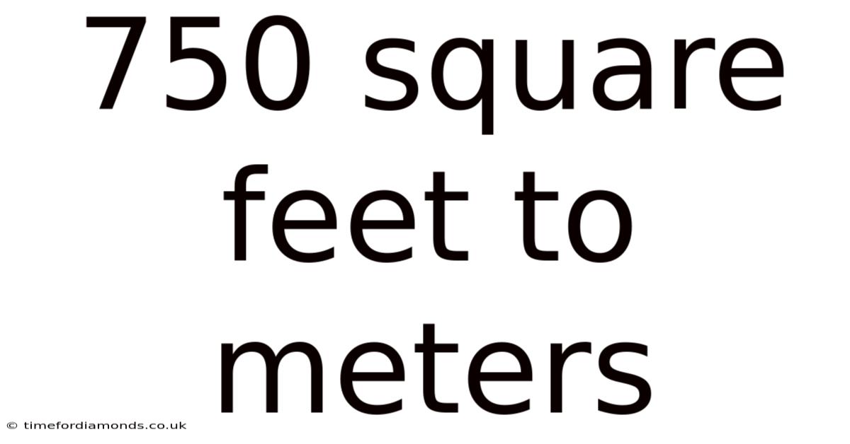 750 Square Feet To Meters