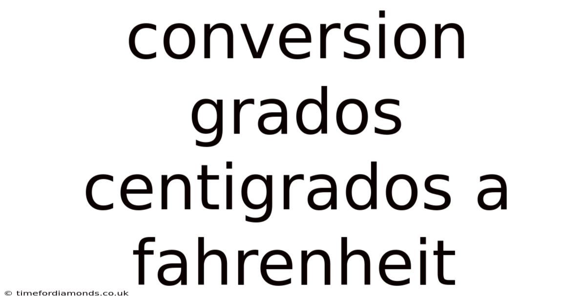 Conversion Grados Centigrados A Fahrenheit