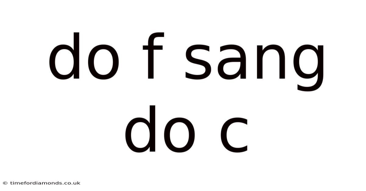 Do F Sang Do C