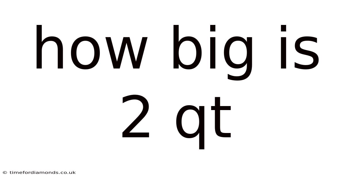 How Big Is 2 Qt