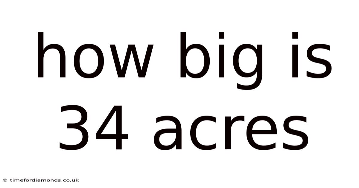 How Big Is 34 Acres