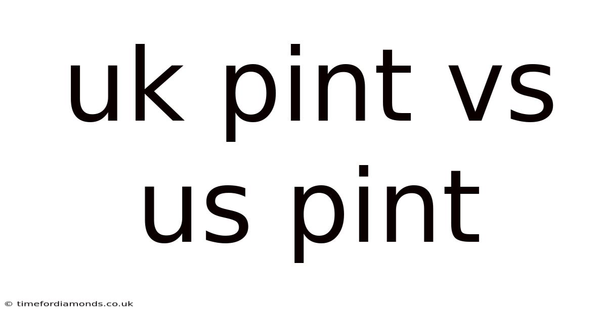 Uk Pint Vs Us Pint